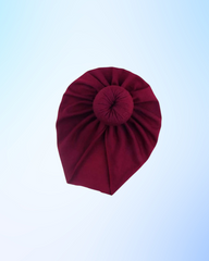 Turban fetite, burgundy