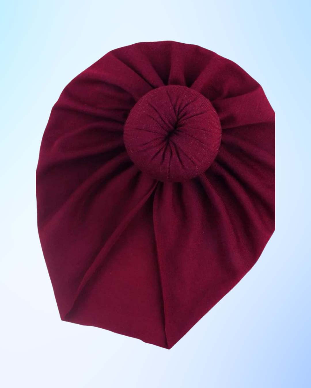 Turban fetite, burgundy