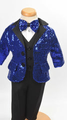 Costum Blue Glitter